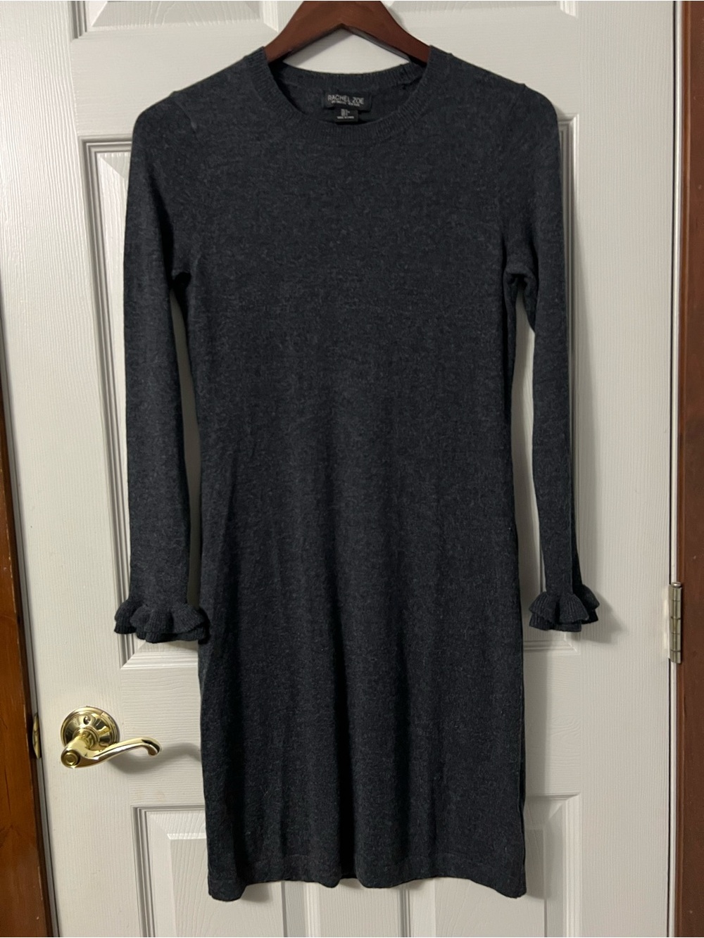Rachel Zoe Ruffle-Sleeve Knit Dress